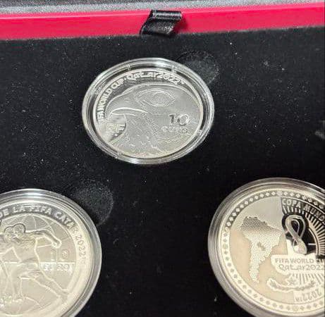 ワールドカップ記念銀貨 3枚