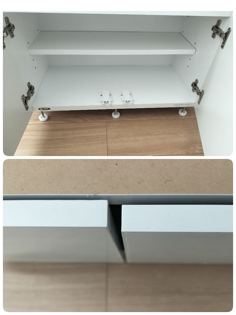 じしん作くん 冷蔵庫上ラック 突っ張りつっぱり 収納 転倒防止 防災 耐震 地震