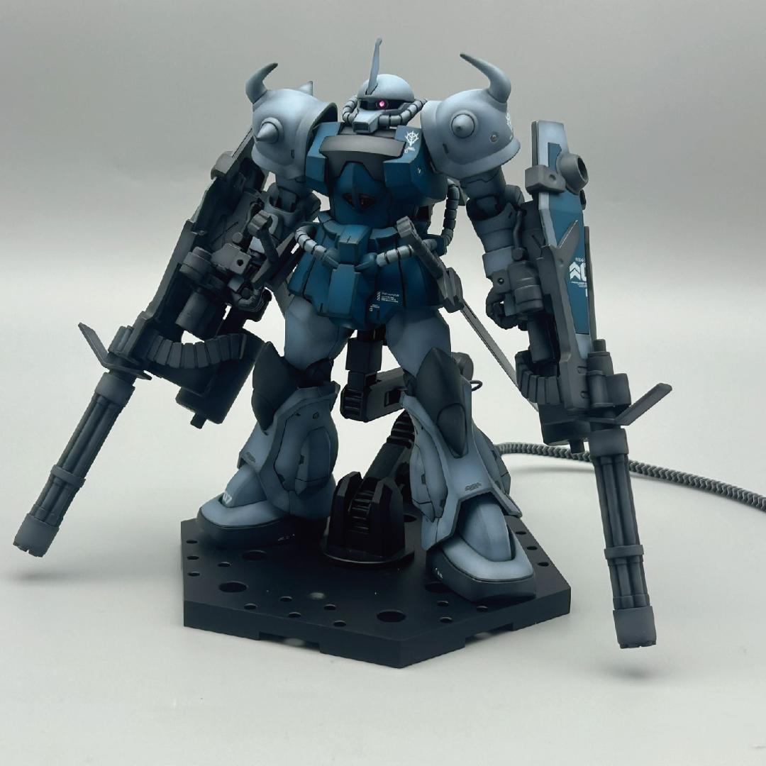 【たーぼー】HGグフカスタム　電飾塗装済完成品