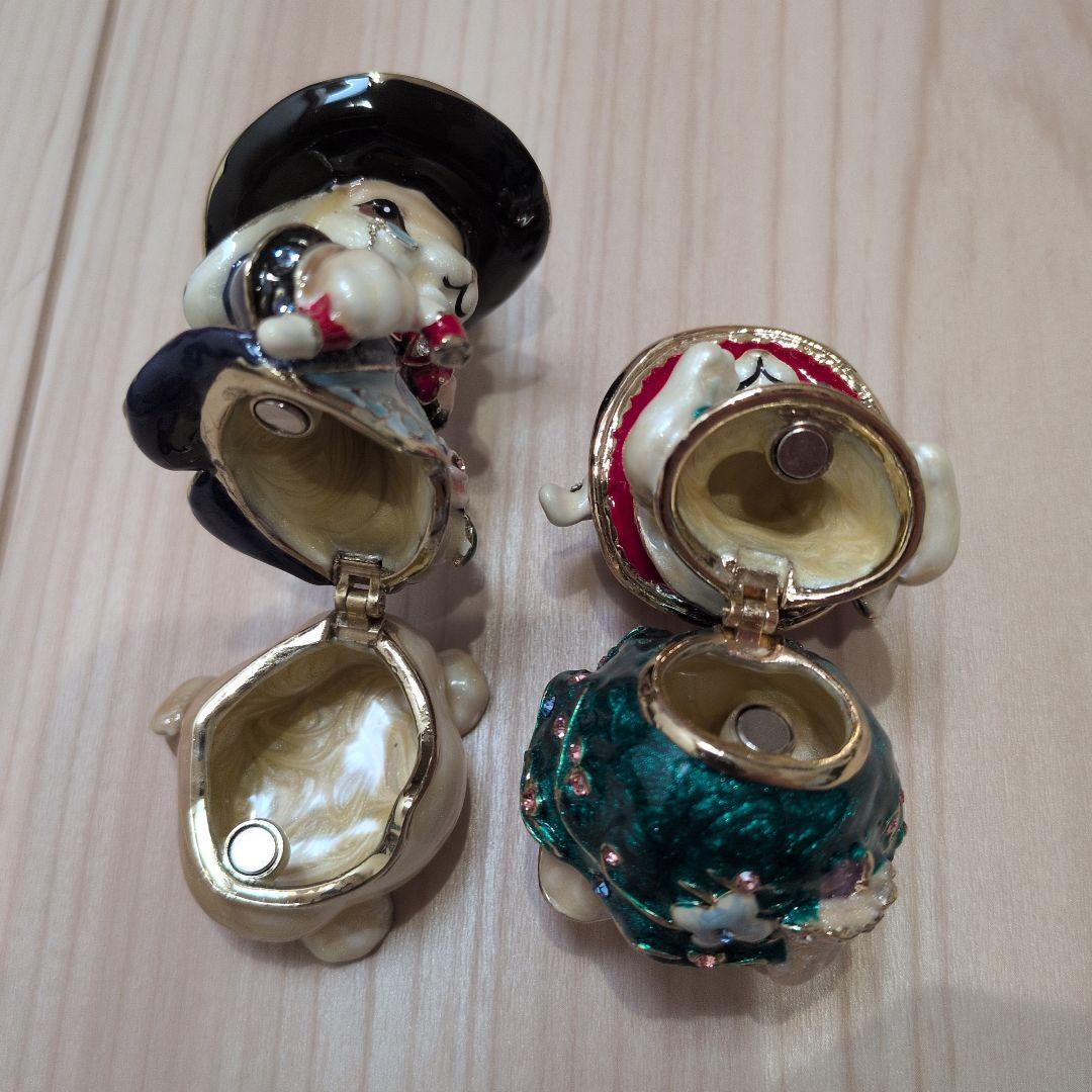 ピィーアース　うさぎ　ジュエリーボックス　うさぎ男爵　うさぎ婦人　小物入れ