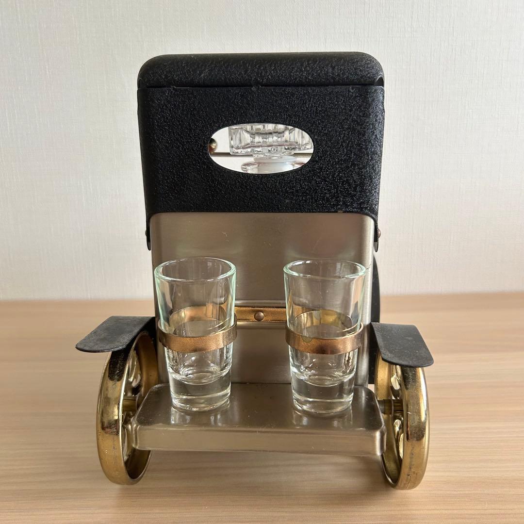 ヴィンテージ　クラシックカー　ウィスキー　デキャンタ　オルゴール　レア