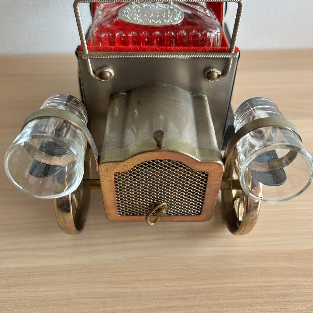 ヴィンテージ　クラシックカー　ウィスキー　デキャンタ　オルゴール　レア