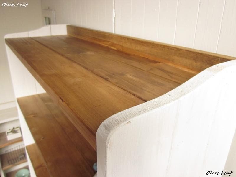 サイズ、デザインオーダー可！幅広6段カップボードW82●シャビーブラウン受注製作