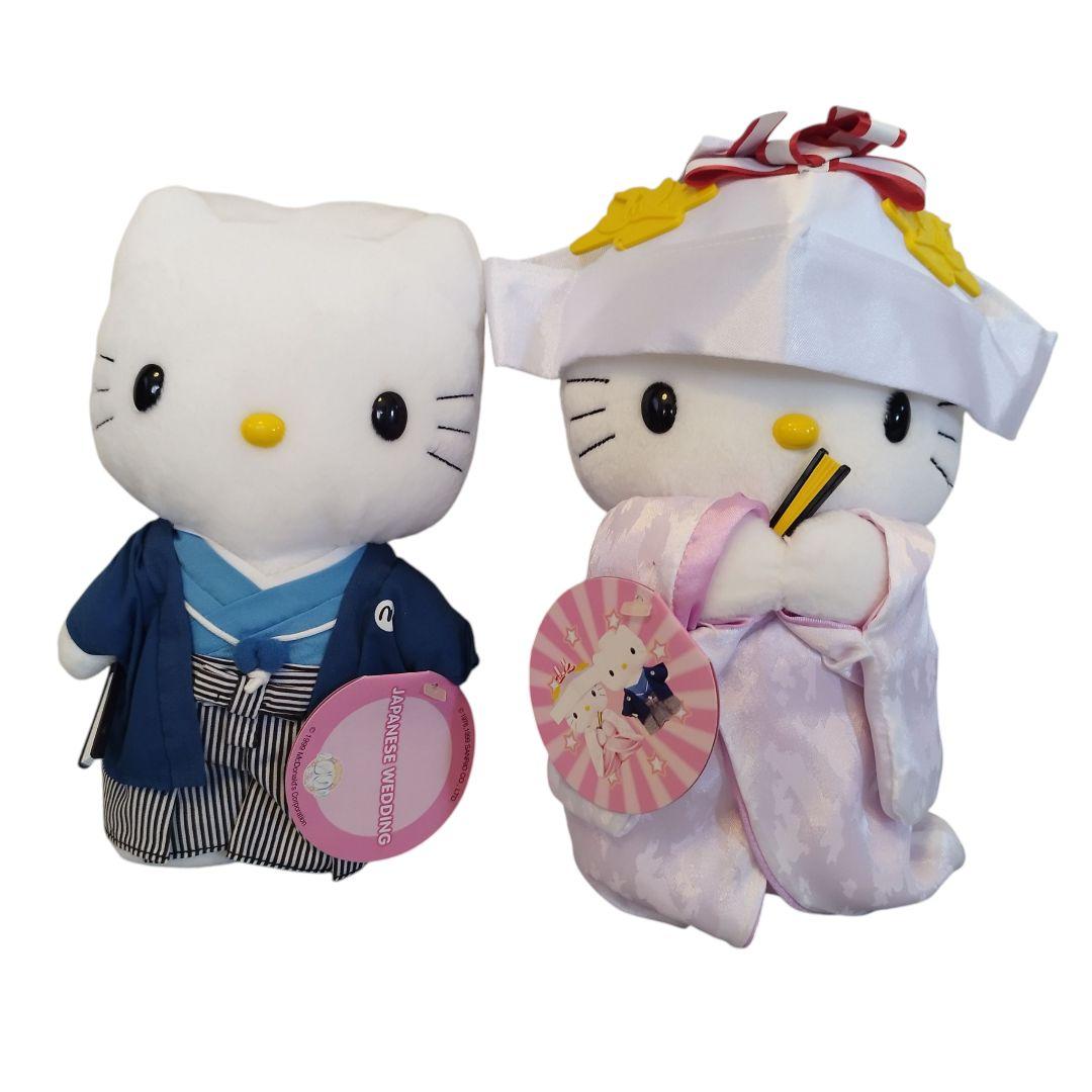 レア〈マクドナルド×ハローキティ〉ペアぬいぐるみセット 2000年記念