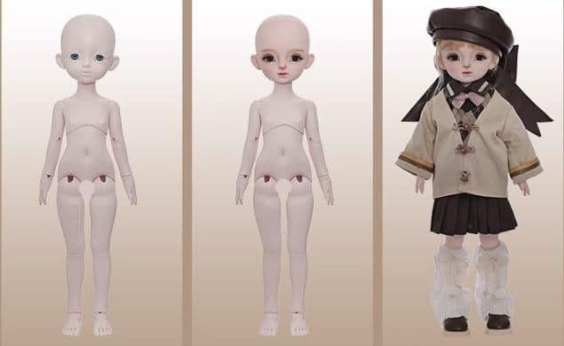 AX960 BJD 1/3 ドール本体 autumn 球体関節人形 ハンドメイド