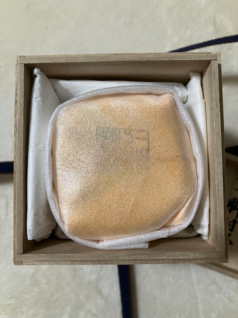 復元 薩摩切子 脚付杯(中) 薩摩びーどろ工芸作 金赤