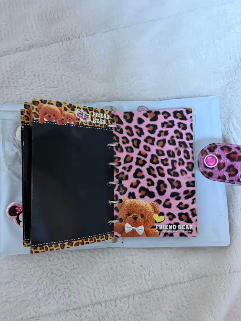 フレンドベア ステッカー帳 ウォーターシール、シャカシャカシール付き 完成品