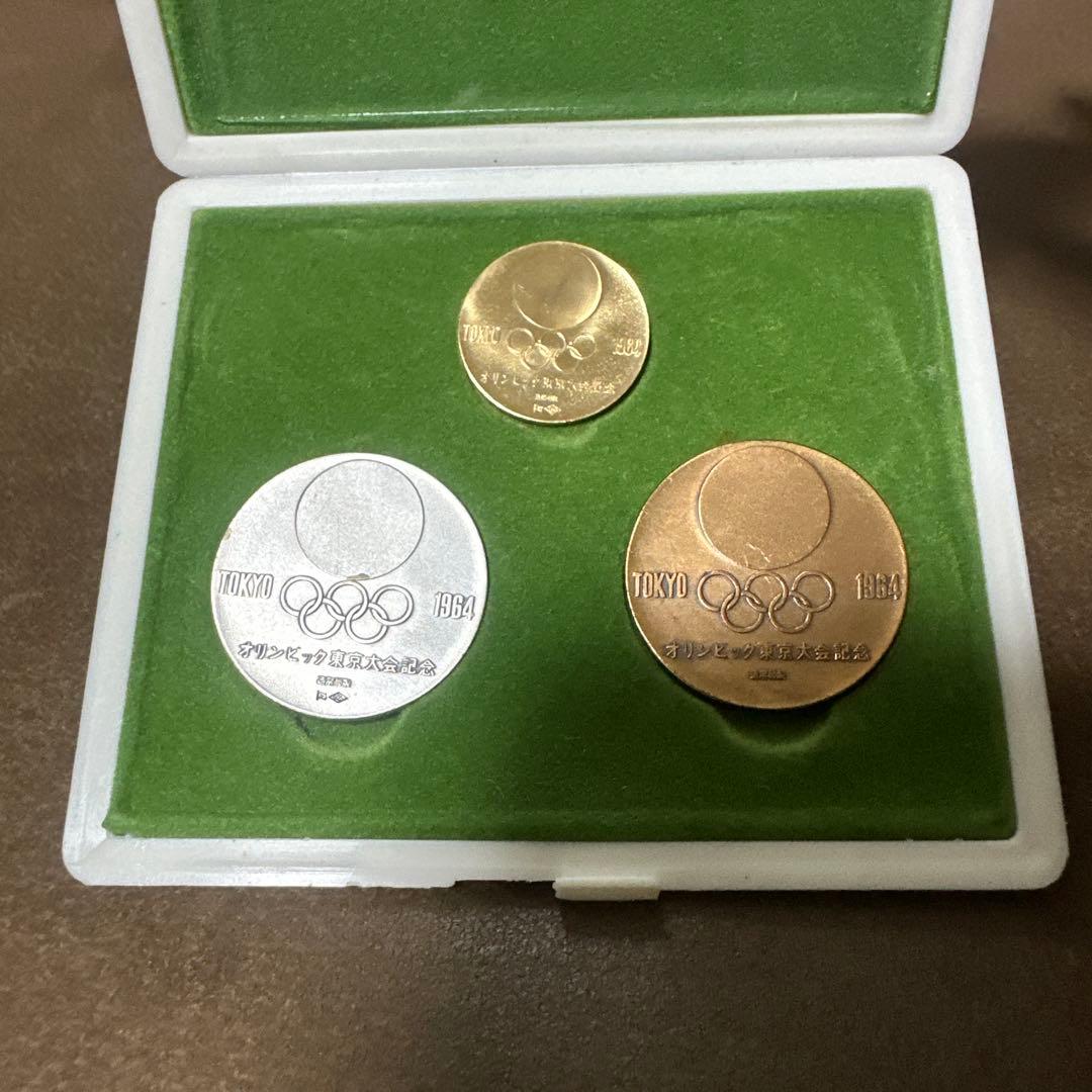 1964年 東京オリンピック 記念メダル 金 銀 銅 セット - メルカリ