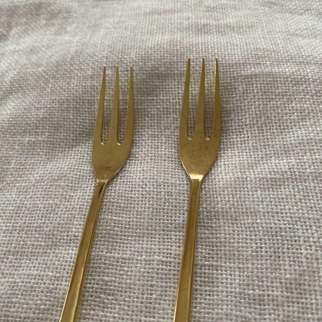 佐藤祐子　YUKO SATO 真鍮フォーク　2本セット