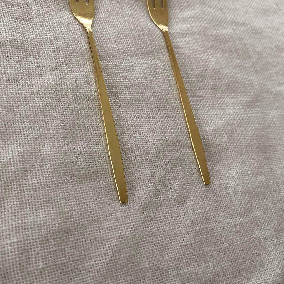 佐藤祐子　YUKO SATO 真鍮フォーク　2本セット