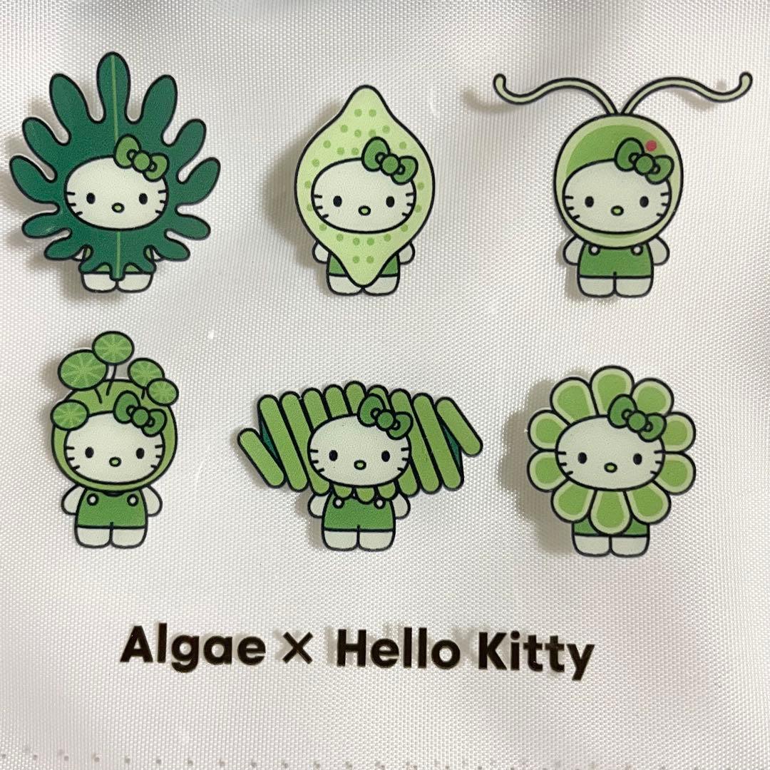 2025 大阪・関西万博 日本館限定 ハローキティ フラットポーチ 藻 藻類