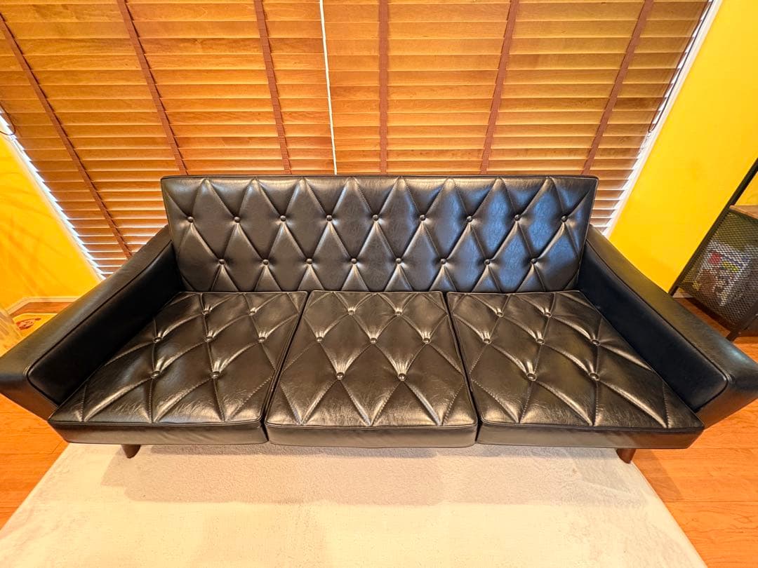 カリモク60 ロビーチェア　3人掛け