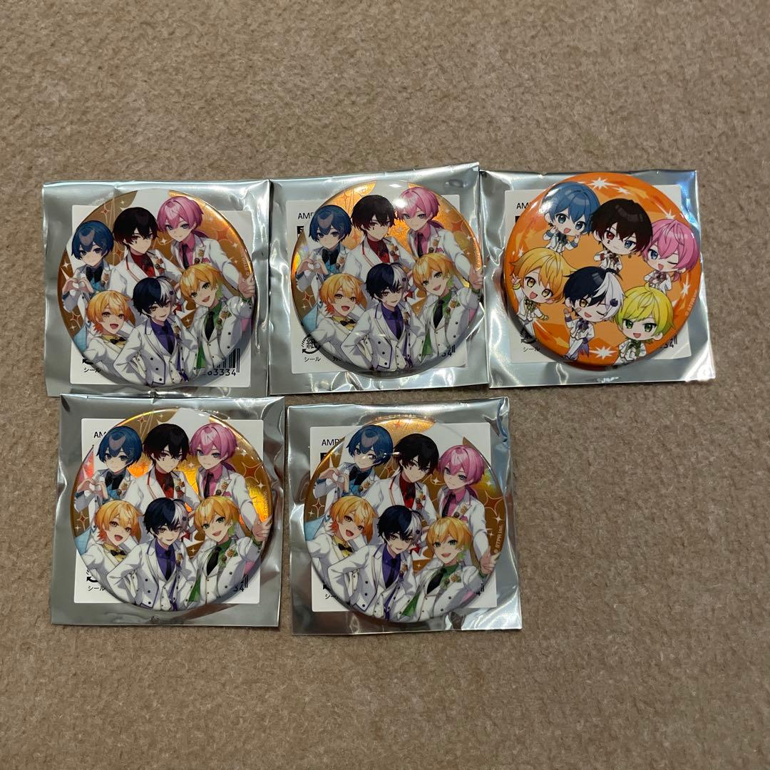 AMPTAKxCOLORS 缶バッジ 全員集合 3周年 - メルカリ