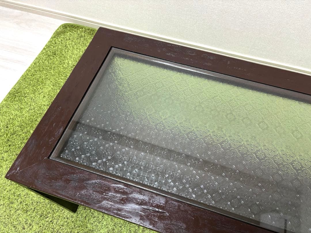 【美品】【KAJA】古材アジアンローテーブル