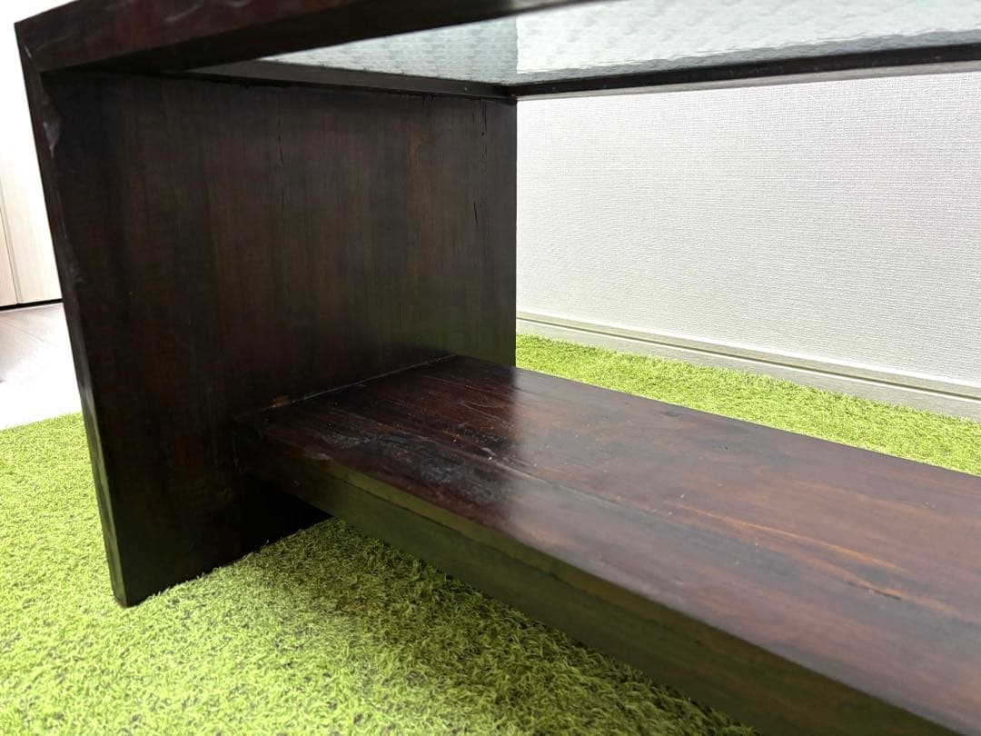 【美品】【KAJA】古材アジアンローテーブル