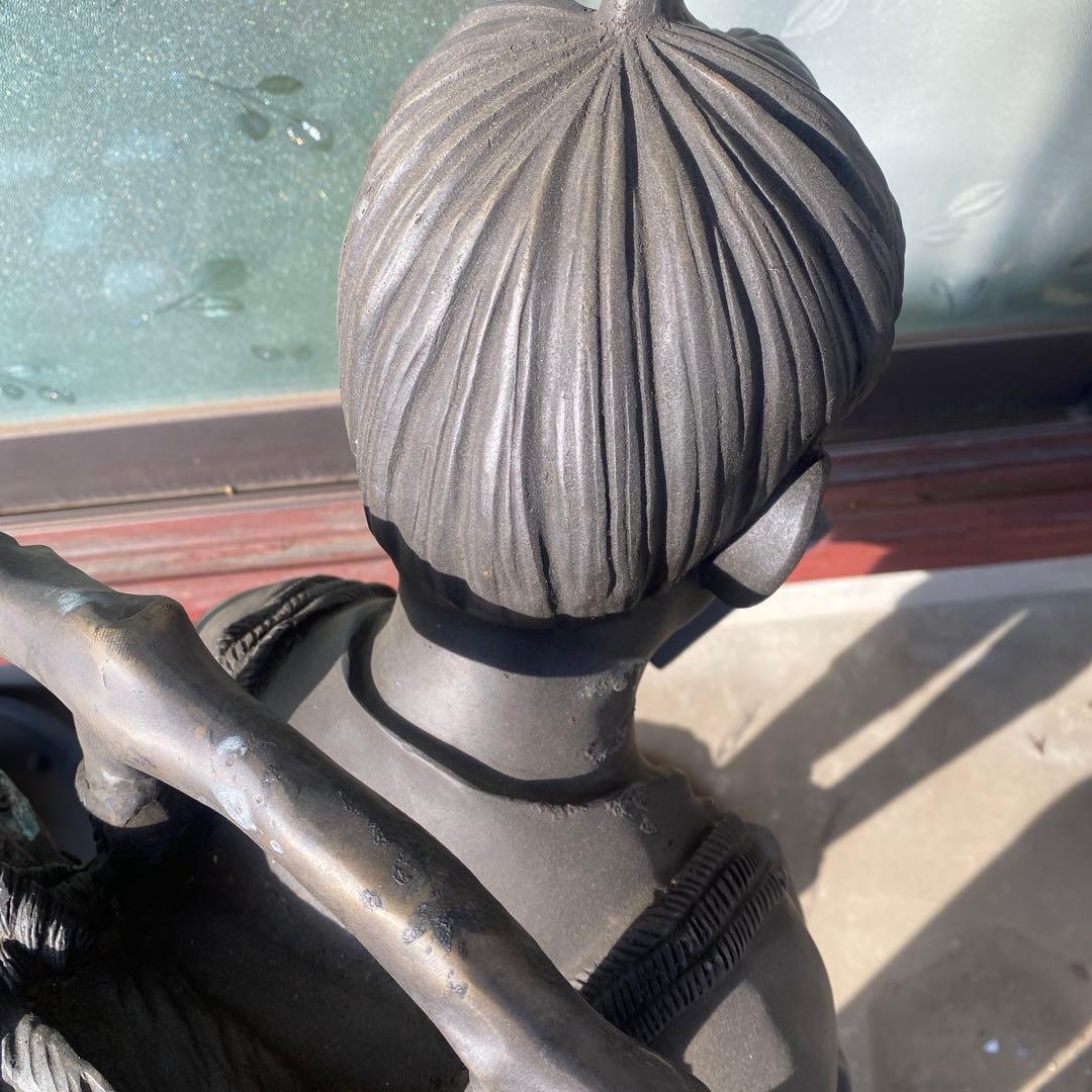 銅 ブロンズ製 二宮金次郎像 高さ95 cm - メルカリ