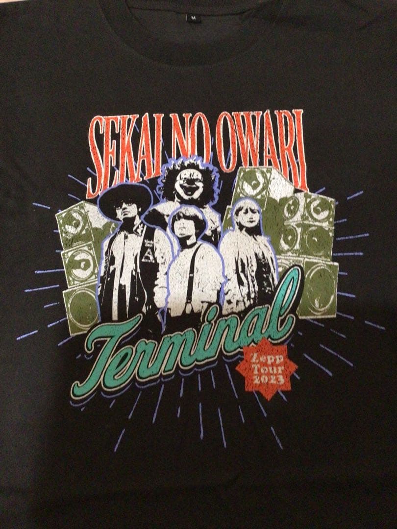 セカオワ TerminalツアーTシャツ Mサイズ - メルカリ