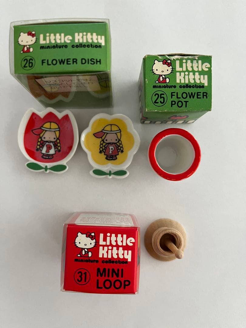 1976年 ハローキティ リトルキティ ミニチュア レトロ 当時物 バラ売可