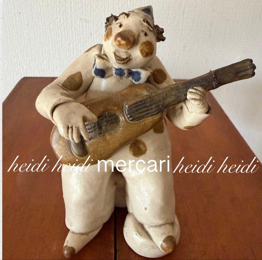 陶器の人形 2人の音楽家