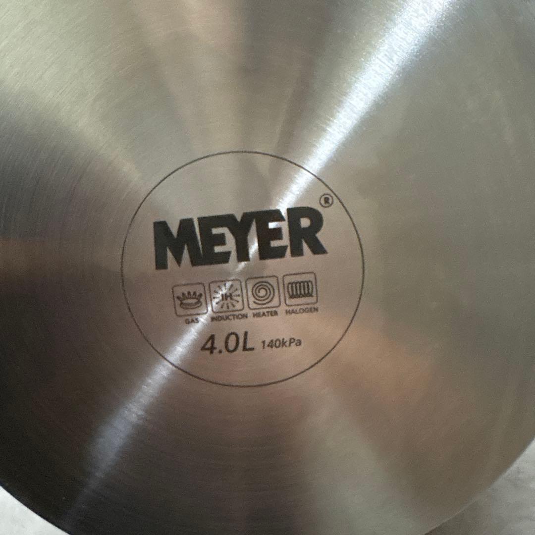 MEYER 圧力鍋 4.0L ステンレススチール
