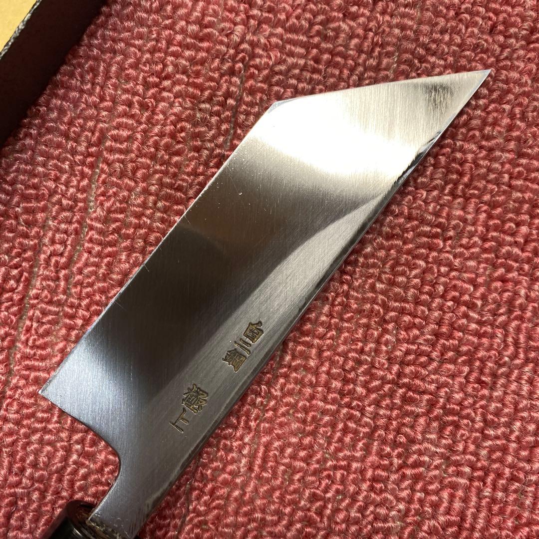 白ニ鋼　うなぎ裂き包丁　120㎜ 4寸
