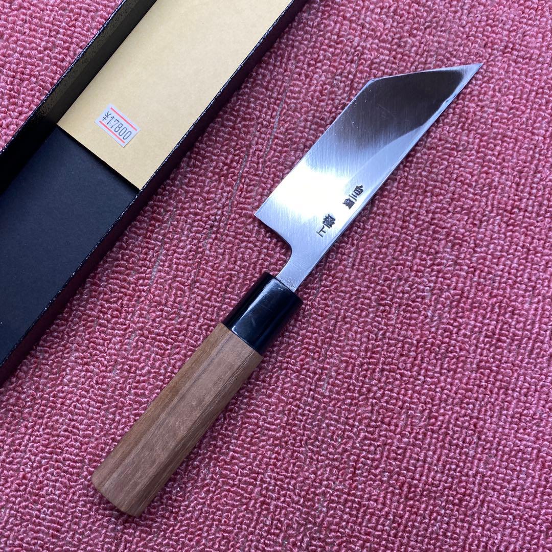 白ニ鋼　うなぎ裂き包丁　120㎜ 4寸