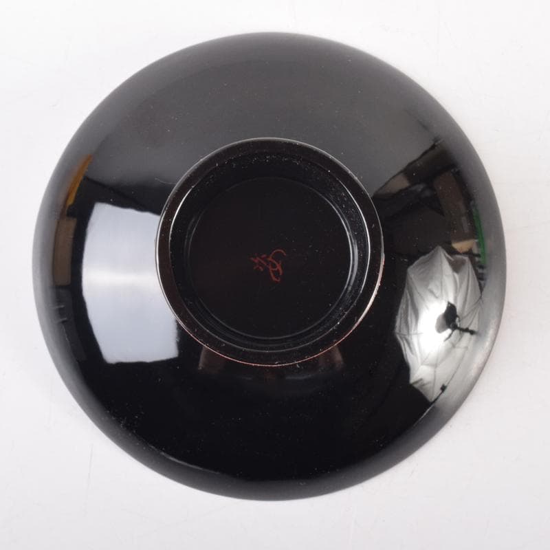 金沢漆芸　清水英姿作　金蒔絵　盃　共箱　N　6970