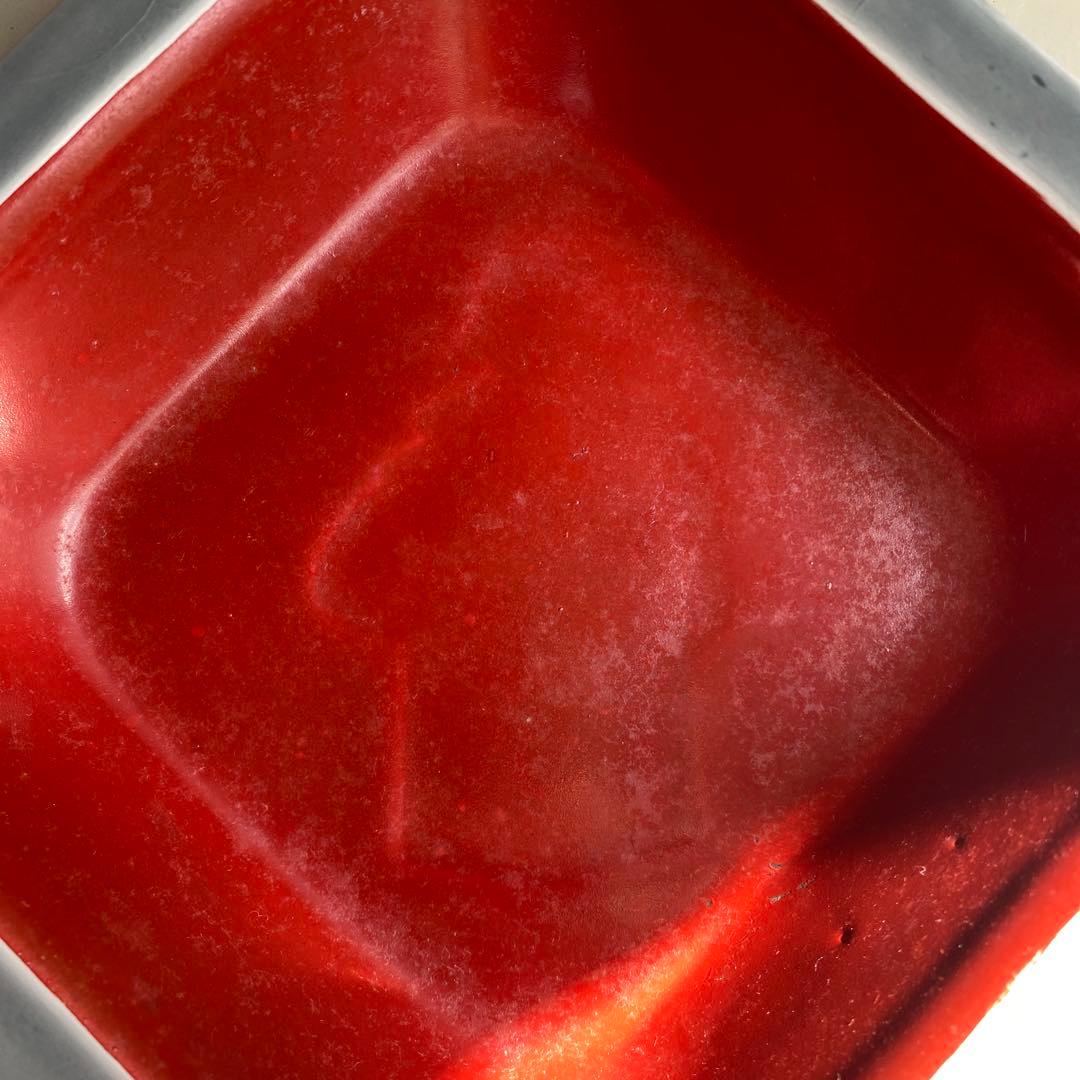 COURVOISIER 陶器製灰皿 四角形