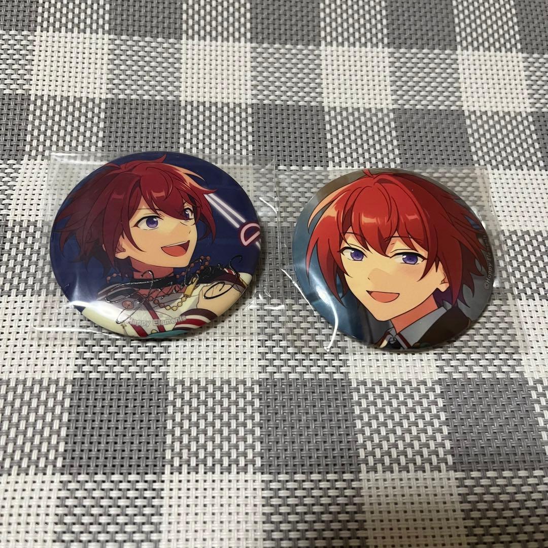 あんスタ 7周年 グラコレ SHUFFLE 缶バッジ 朱桜司 - メルカリ