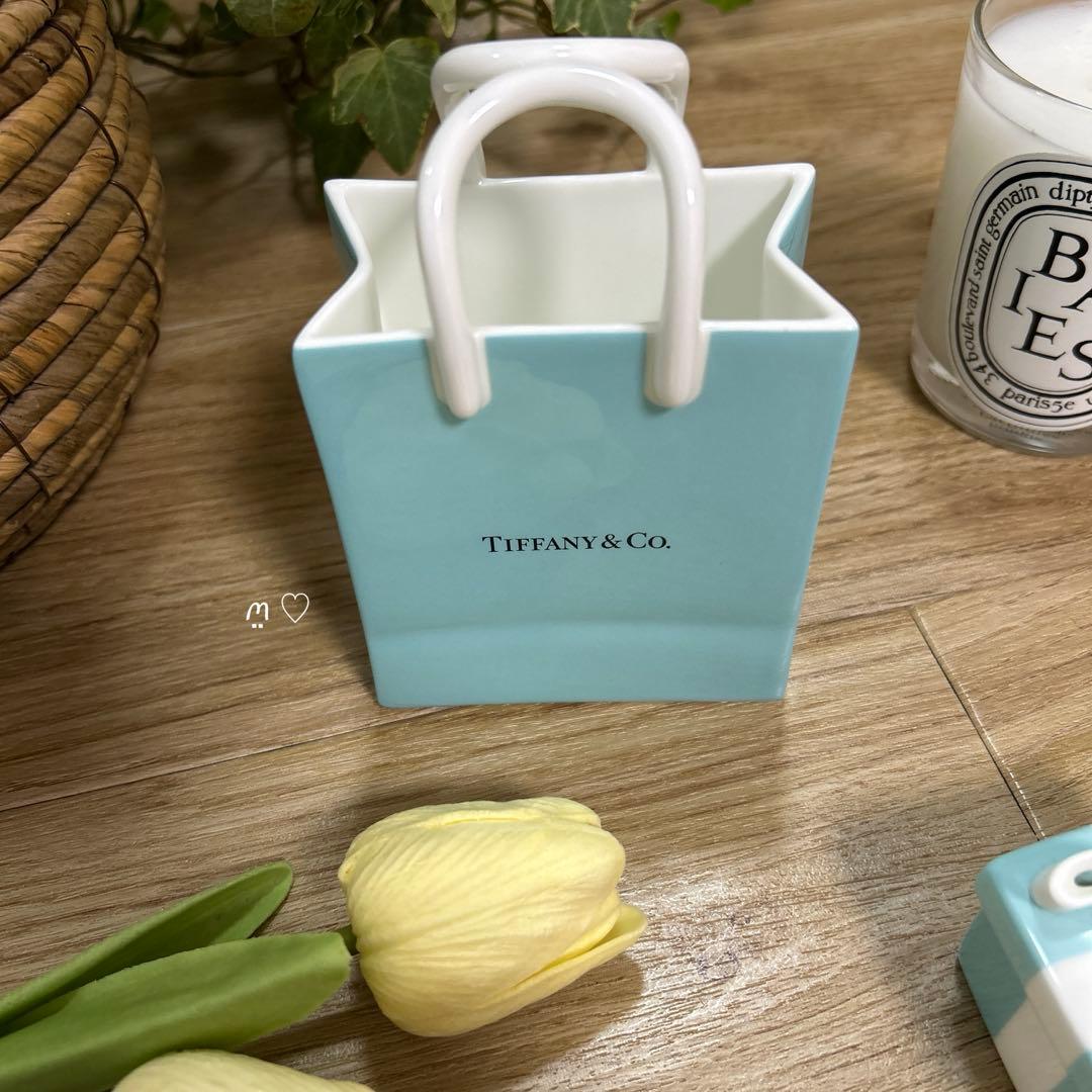 ティファニー ショッパー ショッピングバッグ オーナメント 陶器