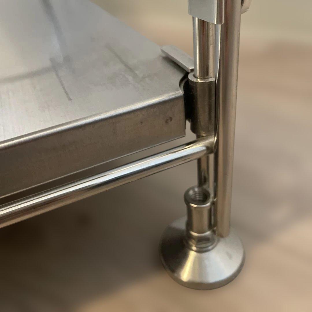 無印良品　ユニットシェルフ　ステンレス　3段