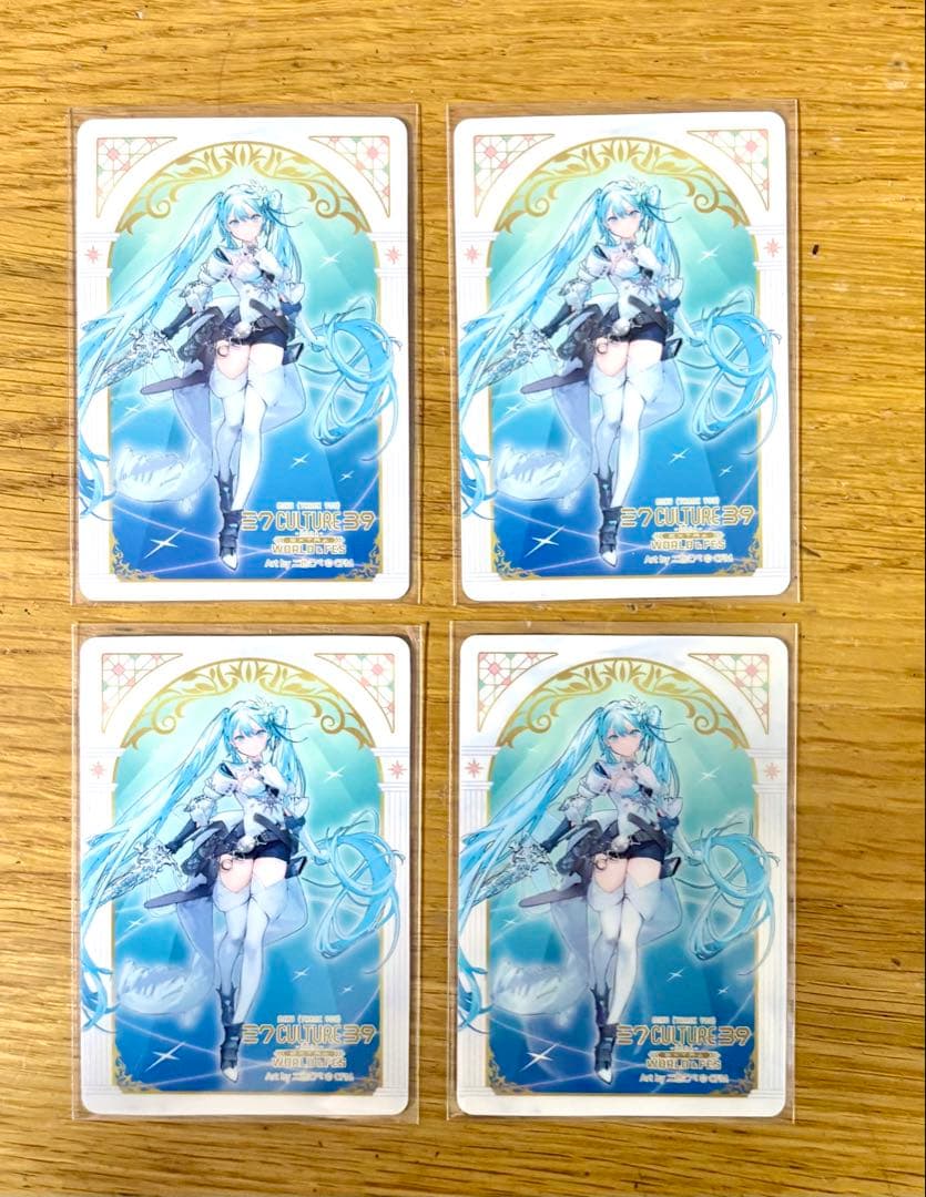 ミクカル 39culture 2024 EXTRA World 騎士 初音ミク - メルカリ