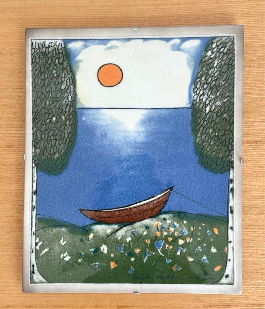 ARABIA アラビア ヘルヤ 四季の陶板画(大) \"Kesä\"