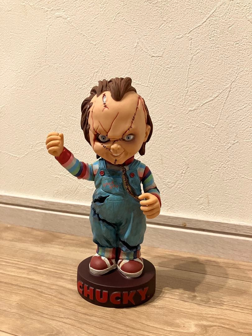 レア チャイルドプレイ チャッキー ボビングヘッドバンク フィギュア