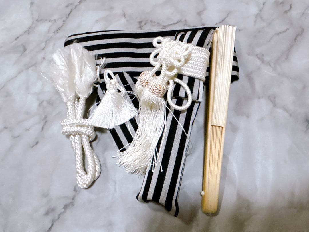 王道!!黒系縦縞袴♡七五三　5歳　男の子　フルセット　一式　兜