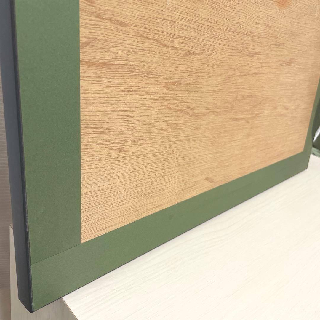 額縁付き 鏡❤︎メイク　ミラー　鏡台　ブラック