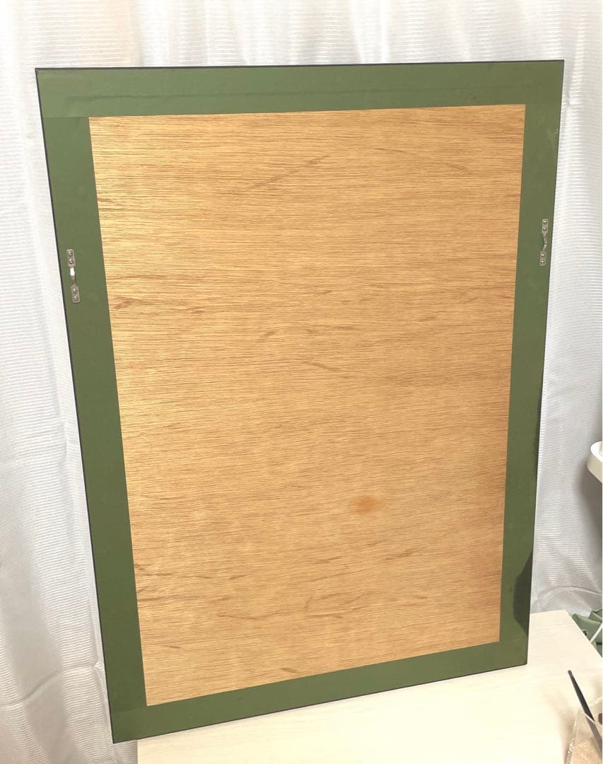 額縁付き 鏡❤︎メイク　ミラー　鏡台　ブラック