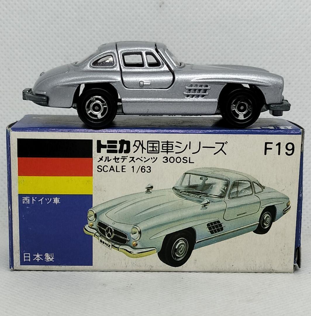 《青箱トミカ19-3-2》ベンツ300SL【北米輸出用/マルーンシート】未使用