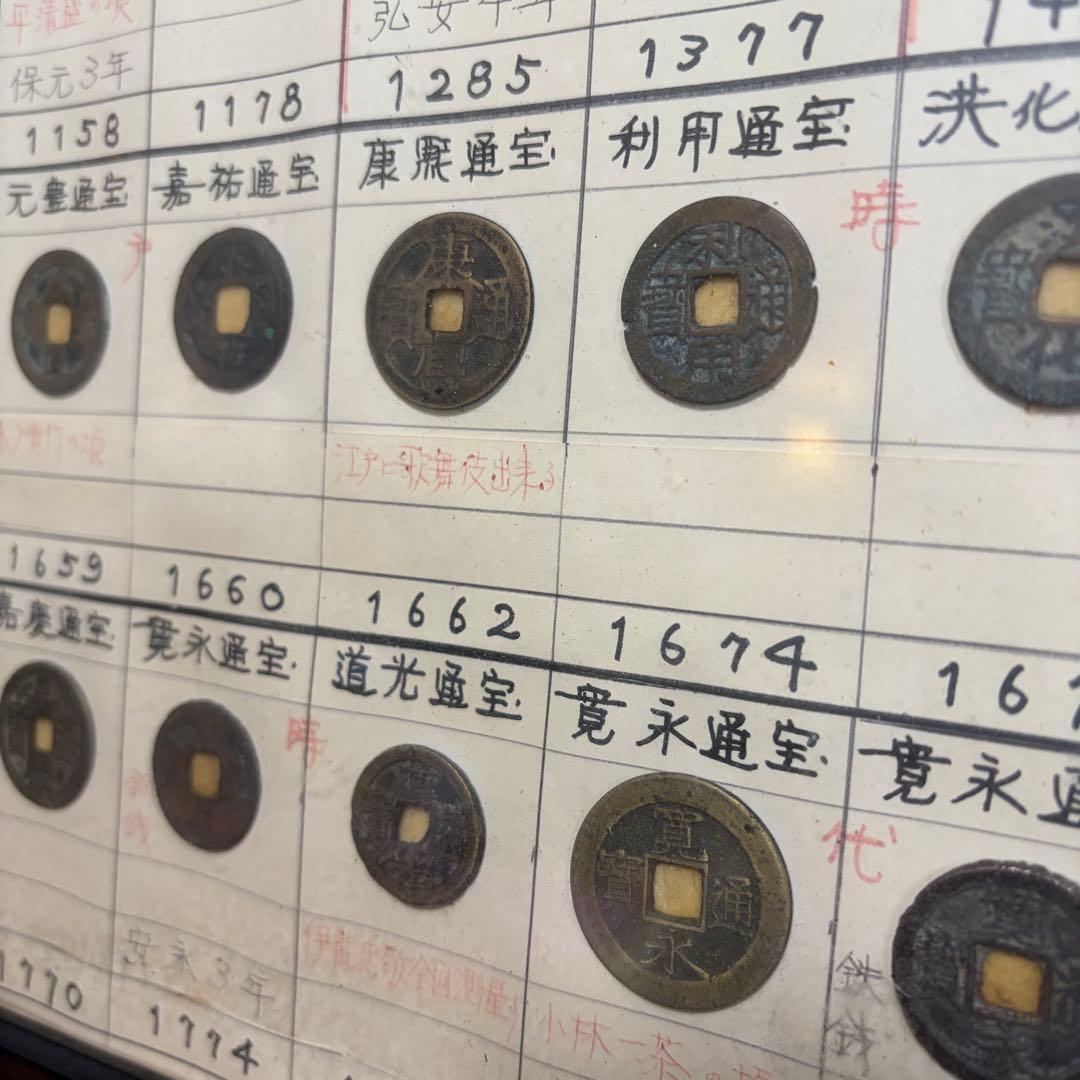 古銭　まとめ売り　日本　旧貨幣　コレクション　セット　和同開珎　他　43枚