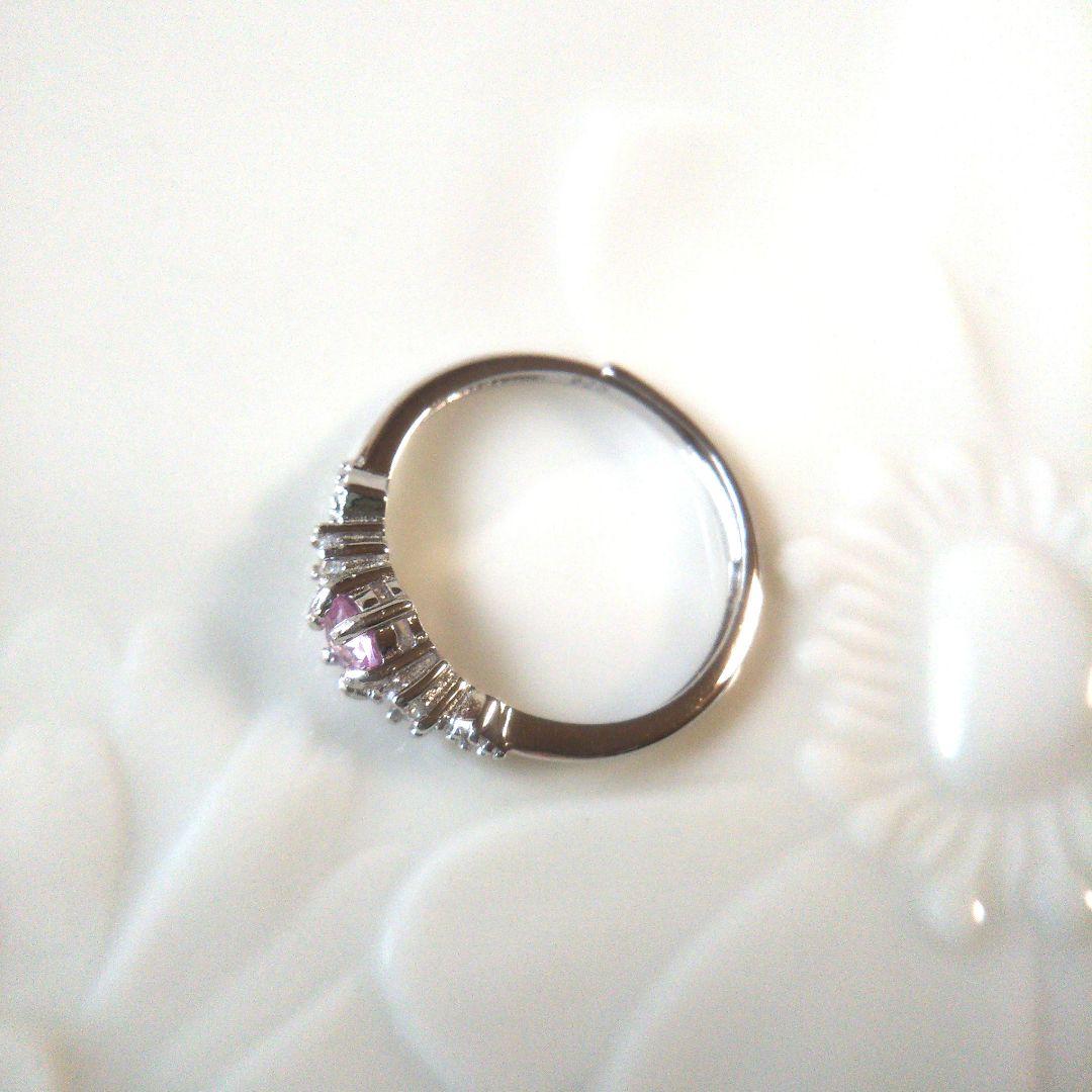 0.31ct 桜ピンク サファイアのリング