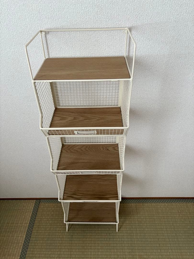ZARA  ５段 ラック　定価２万円 収納 ストレージラック　棚板付き