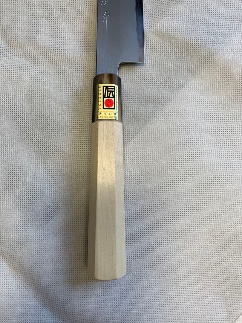 笠原刃物 重廣x池田美和 白ニ 切付け筋引き240