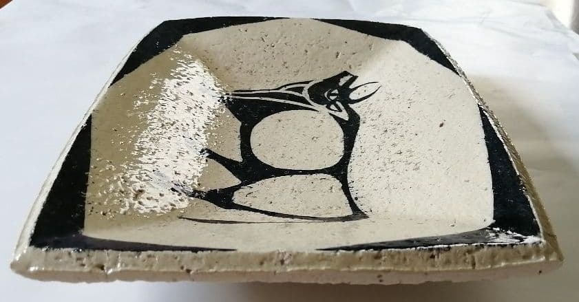 福田平八郎 雄牛飾皿 - メルカリ