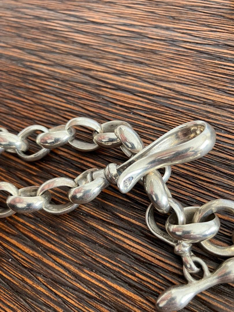 B'z稲葉シャフトシルバーワークスアトリエチェリーウォレットチェーン