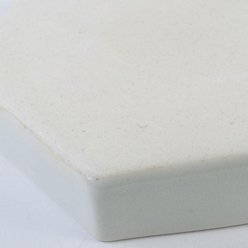 和食器 茶懐石 倶門窯 瀧田項一作 上絵六角皿揃 六客 共箱 M 9886