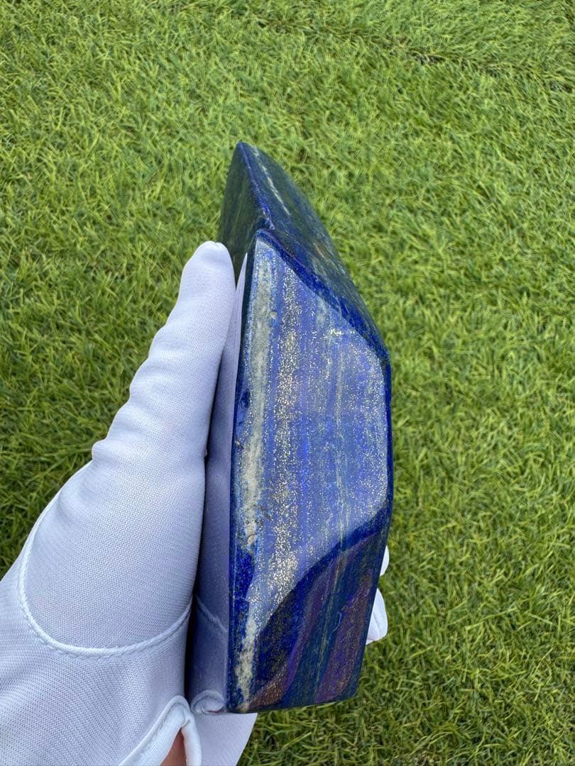 大型 ラピスラズリ 高品質 アフガニスタン産 鑑賞石 天然石 原石 鉱物 青石