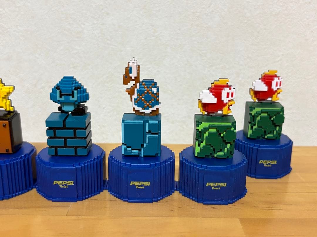 ペプシ スーパーマリオブラザーズ ボトルキャップ 7種 8個セット