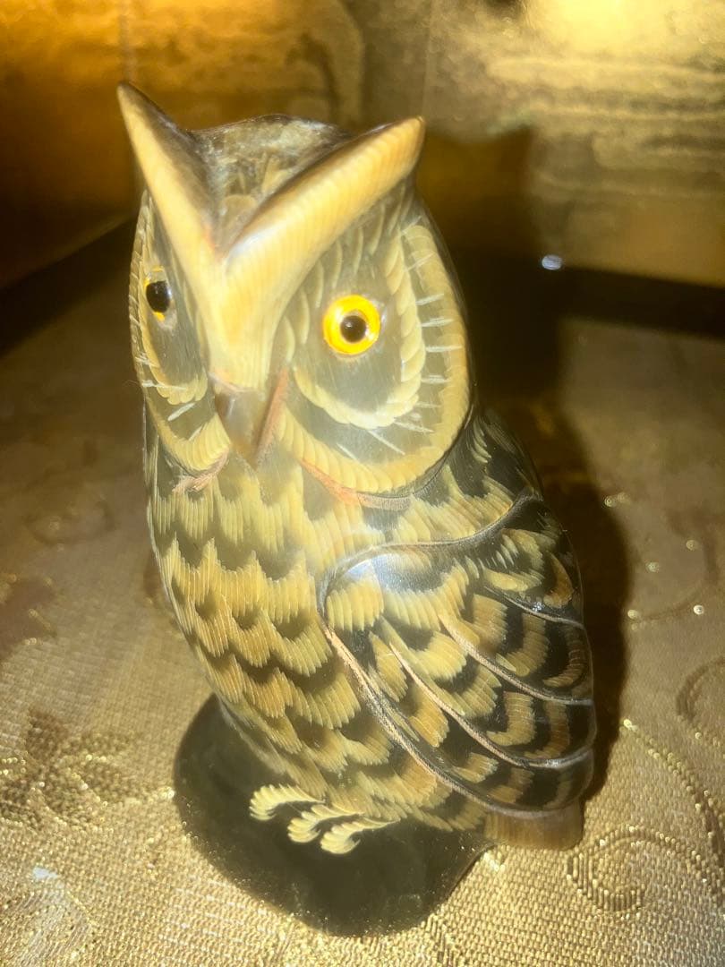 《特級呪物》蠢く梟の置物　呪物　曰く付き