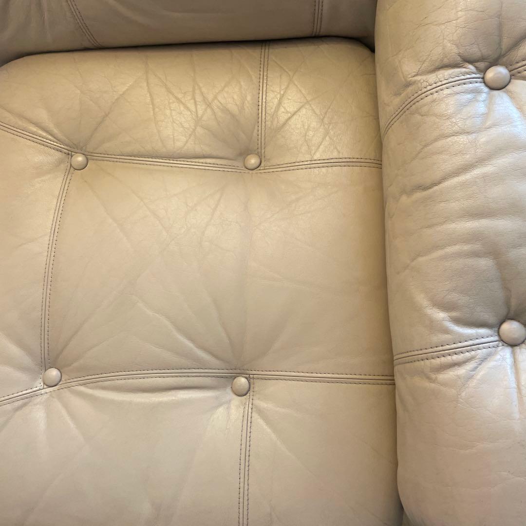 オールドマルニ　1人掛け　レザーソファ　☆ハンゾー