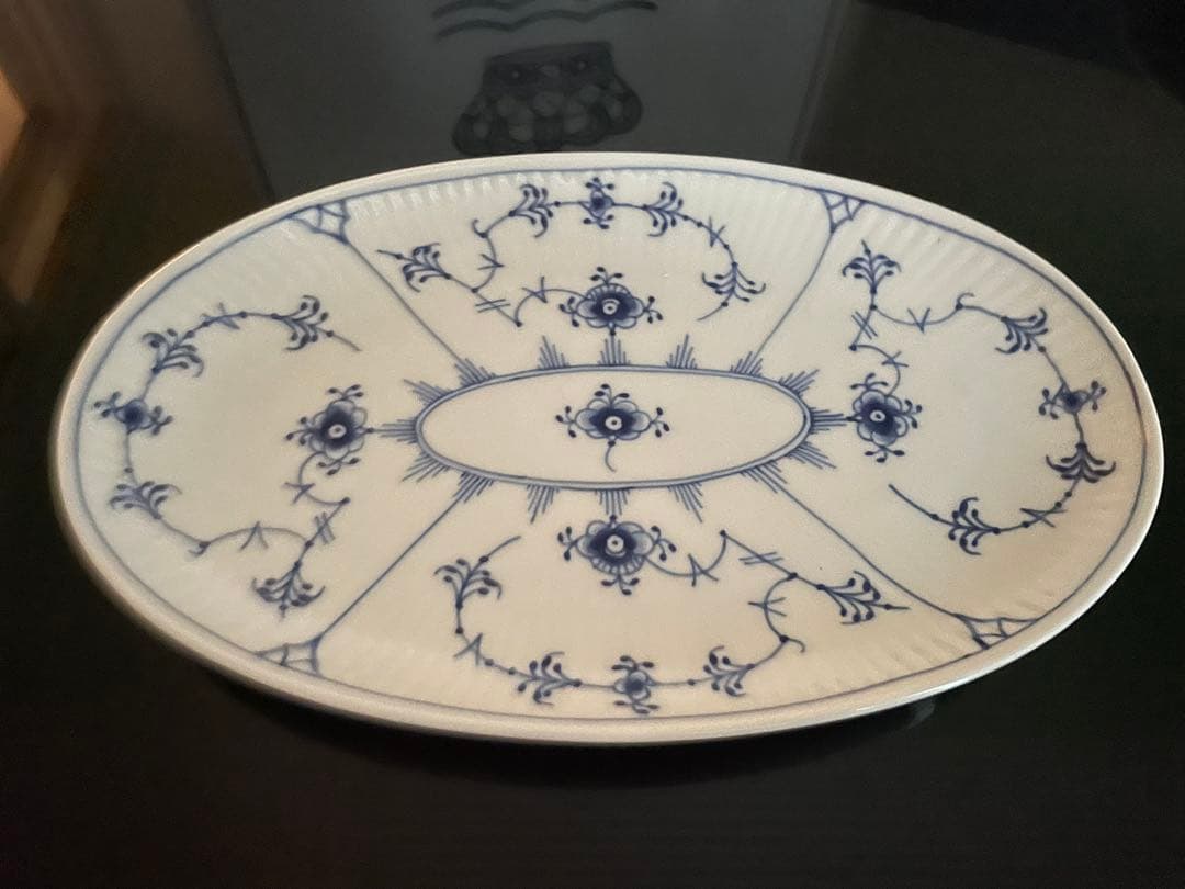 新品】ロイヤルコペンハーゲン ヒストリーミックス オーバル ブルー